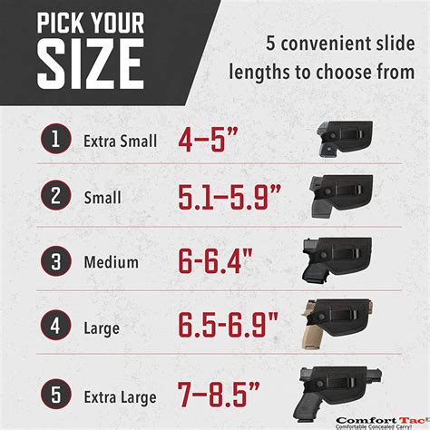 neoprene pistol holster|sticky holsters size chart.